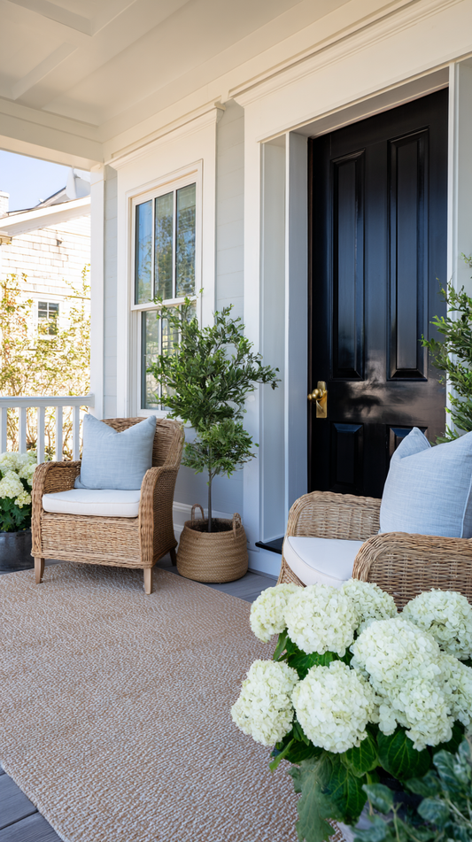 Simple Porch Refresh For Spring